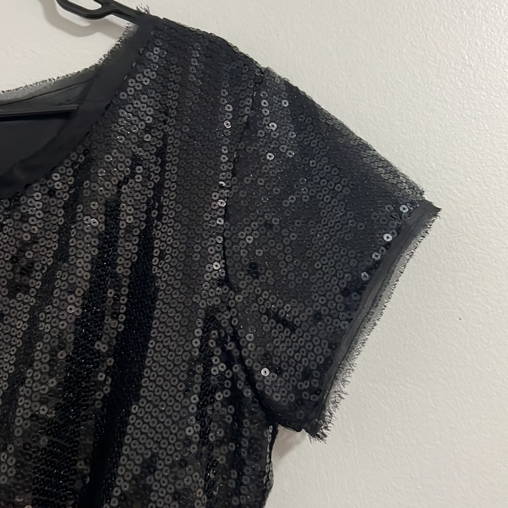 Bcbgeneration Dresses Bcbgeneration Black Sequin … - image 3